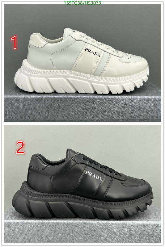 Men shoes-Prada, Code: HS3073,$: 155USD