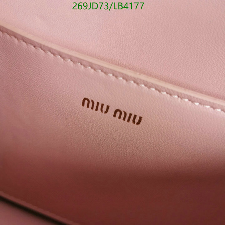 Miu Miu Bag-(Mirror)-Diagonal-,Code: LB4177,$: 269USD