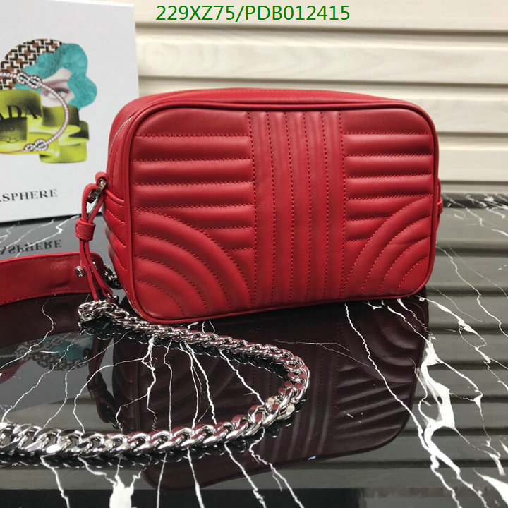 Prada Bag-(Mirror)-Diagonal-,Code: PDB012415,$:229USD