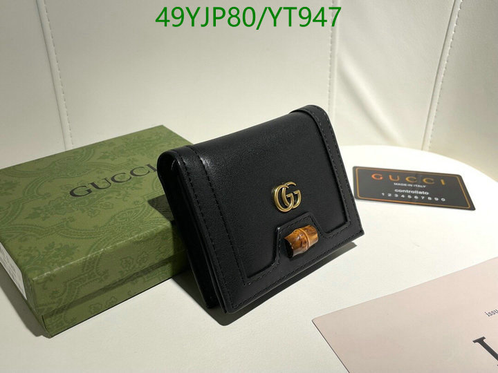 Gucci Bag-(4A)-Wallet-,Code: YT947,$: 49USD