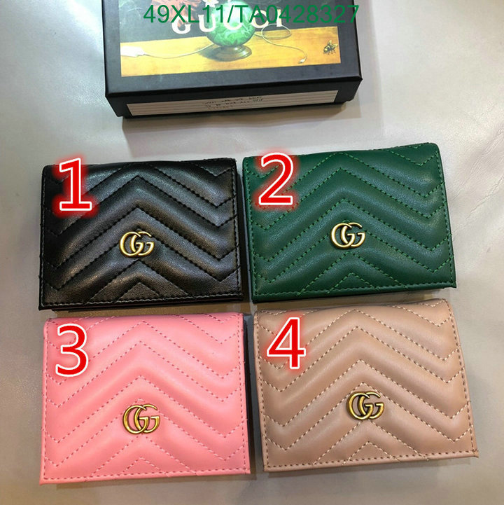 Gucci Bag-(4A)-Wallet-,Code:TA0428325,$: 49USD