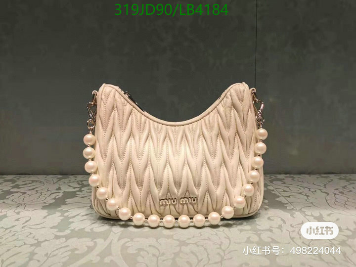 Miu Miu Bag-(Mirror)-Handbag-,Code: LB4184,$: 319USD