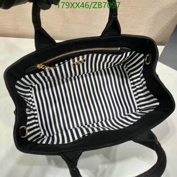 Prada Bag-(Mirror)-Handbag-,Code: ZB7097,$: 179USD