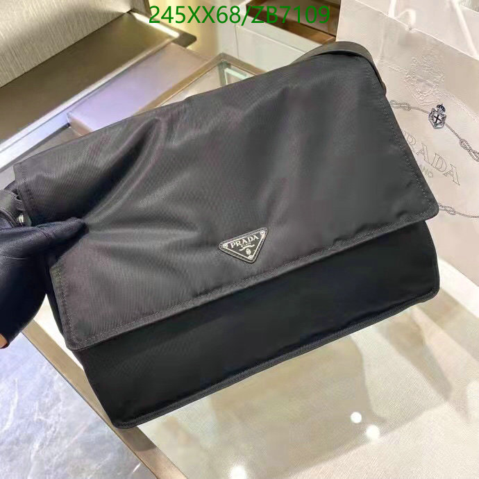 Prada Bag-(Mirror)-Diagonal-,Code: ZB7109,$: 245USD