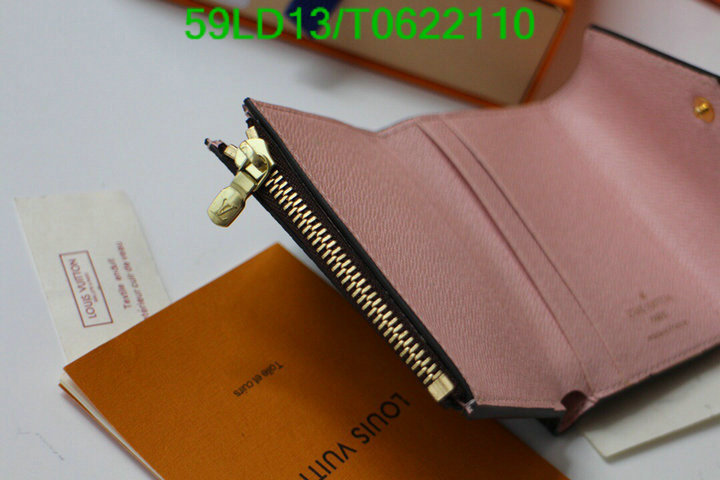 LV Bags-(Mirror)-Wallet-,Code: T0622110,$: 59USD