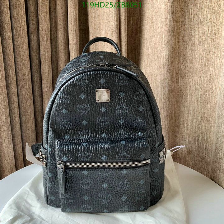 MCM Bag-(Mirror)-Backpack-,Code: ZB8051,$: 119USD