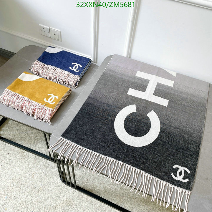 Scarf-Chanel, Code: ZM5681,$: 32USD