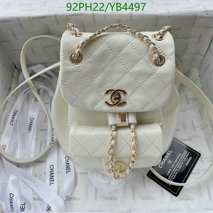 Chanel Bags ( 4A )-Backpack-,Code: YB4497,$: 92USD