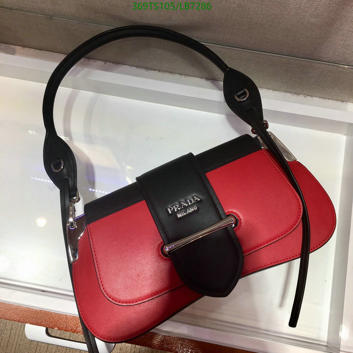 Prada Bag-(Mirror)-Diagonal-,Code: LB7286,$: 369USD