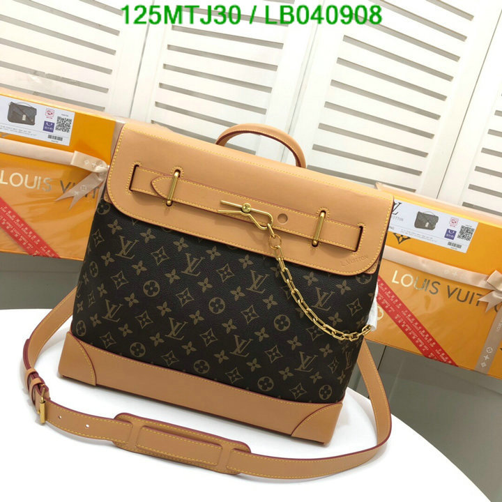 LV Bags-(4A)-Backpack-,Code: LB040908,$: 125USD