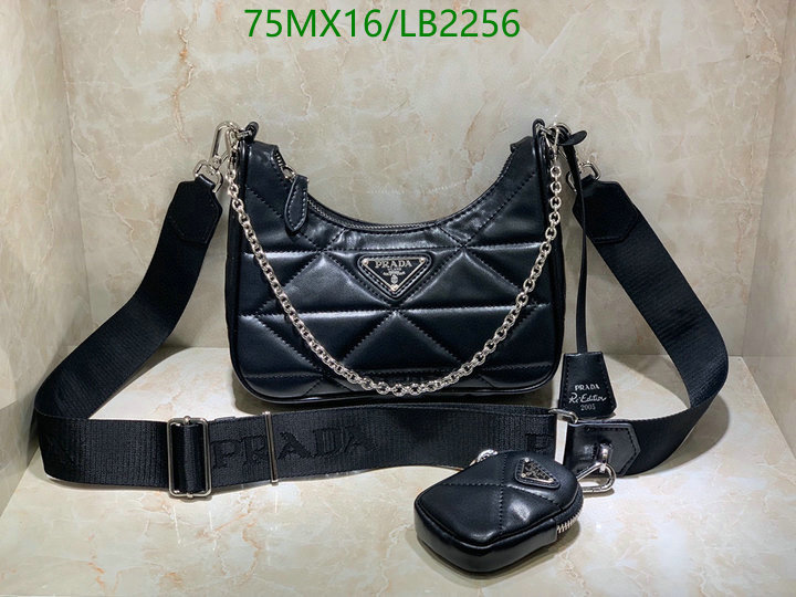 Prada Bag-(4A)-Re-Edition 2005,Code: LB2256,$: 75USD