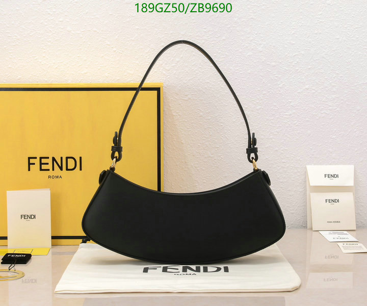 Fendi Bag-(Mirror)-Handbag-,Code: ZB9690,$: 189USD