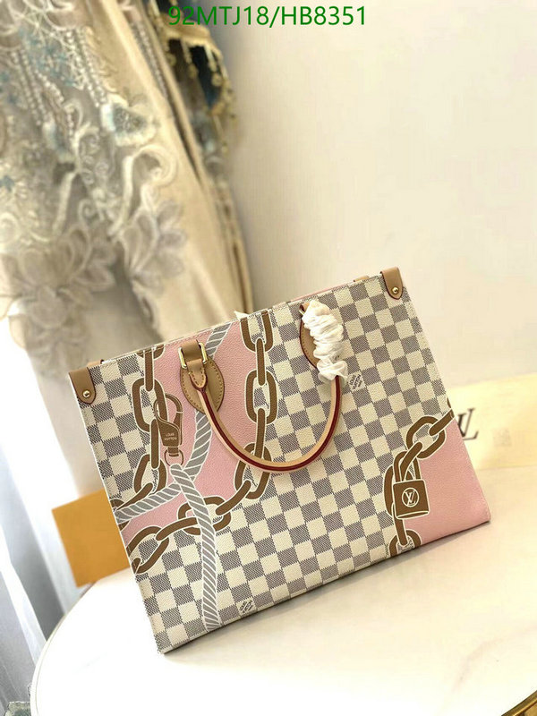 LV Bags-(4A)-Handbag Collection-,Code: HB8351,$: 92USD