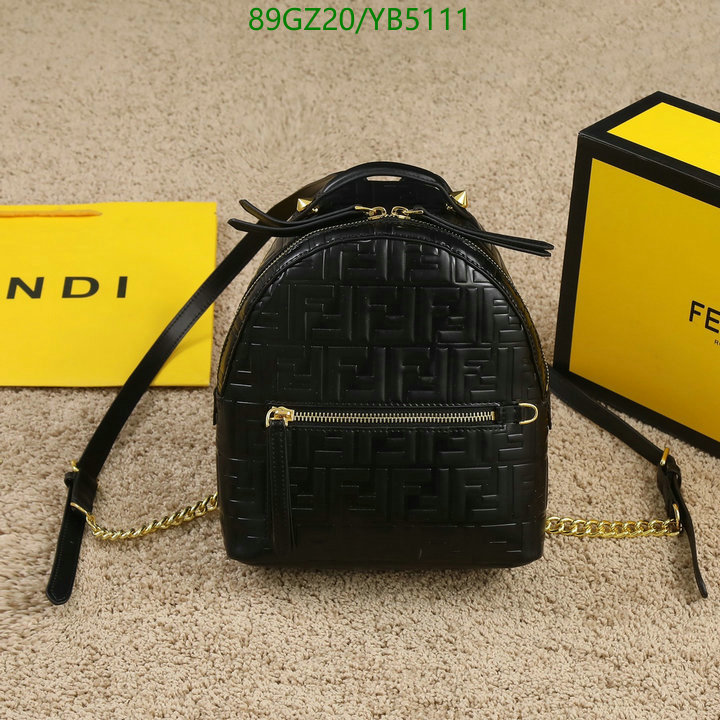 Fendi Bag-(4A)-Backpack-,Code: YB5111,$: 89USD