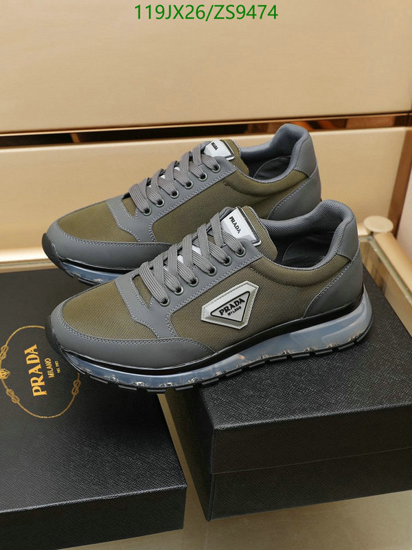 Men shoes-Prada, Code: ZS9474,$: 119USD