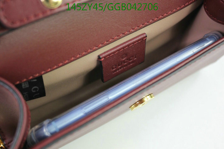 Gucci Bag-(Mirror)-Diagonal-,Code: GGB042706,$:145USD