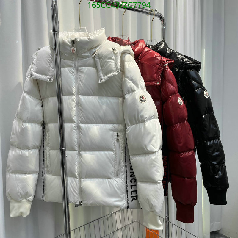 Down jacket Men-Moncler, Code: ZC7794,$: 165USD