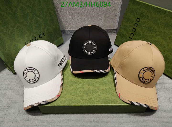 Cap -(Hat)-Burberry, Code: HH6094,$: 27USD