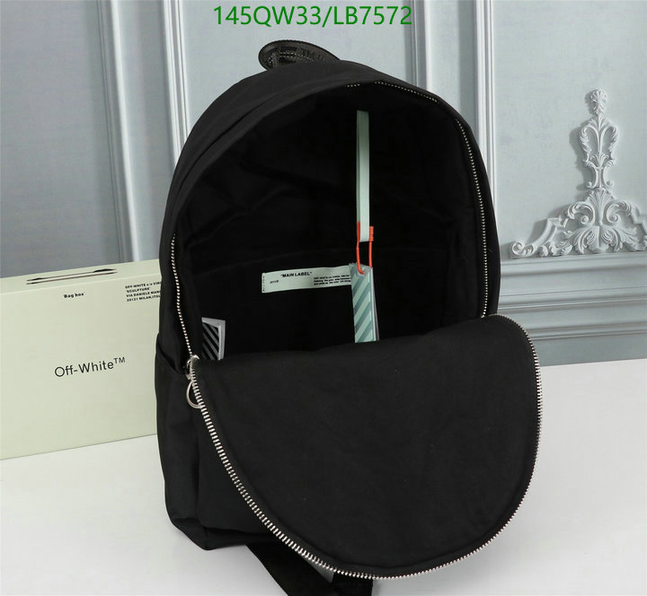 Off-White Bag-(Mirror)-Backpack-,Code: LB7572,$: 145USD