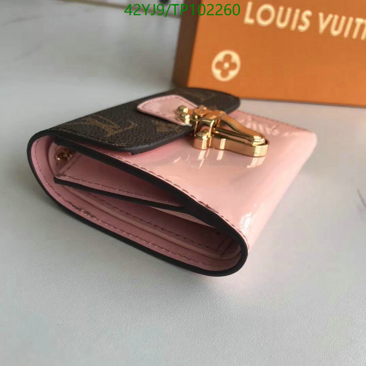 LV Bags-(4A)-Wallet-,Code: TP102260,$: 42USD