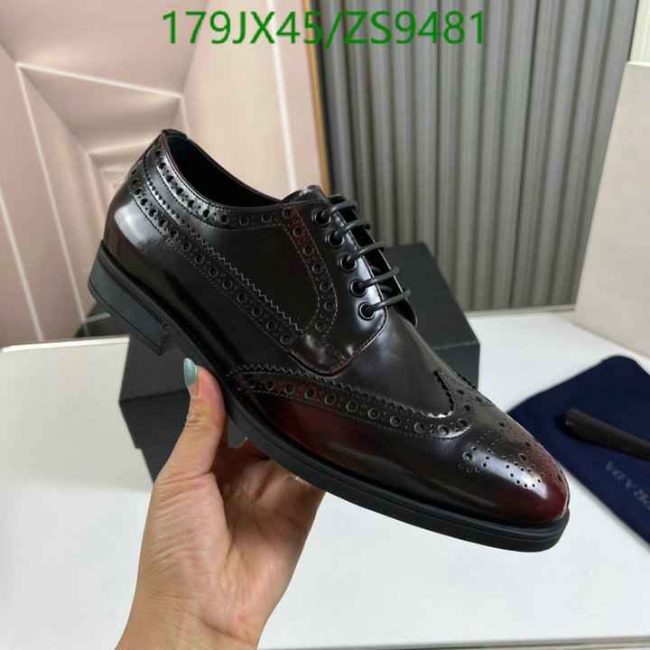 Men shoes-Prada, Code: ZS9481,$: 175USD