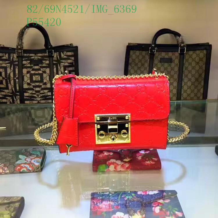 Gucci Bag-(4A)-Padlock-,Code: GGB120102,$: 82USD