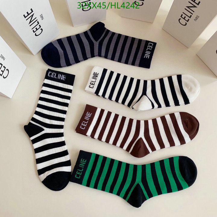 Sock-CELINE, Code: HL4242,$: 32USD