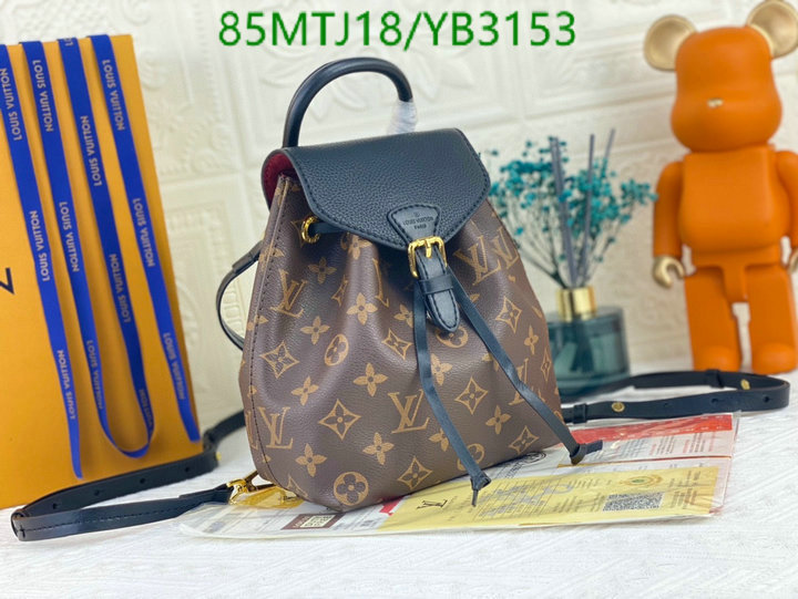 LV Bags-(4A)-Backpack-,Code: YB3153,$: 85USD