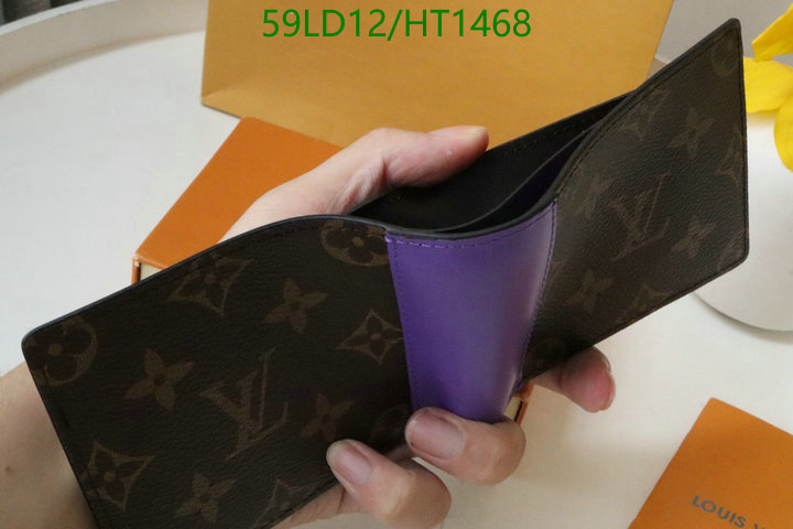 LV Bags-(Mirror)-Wallet-,Code: HT1468,$: 59USD