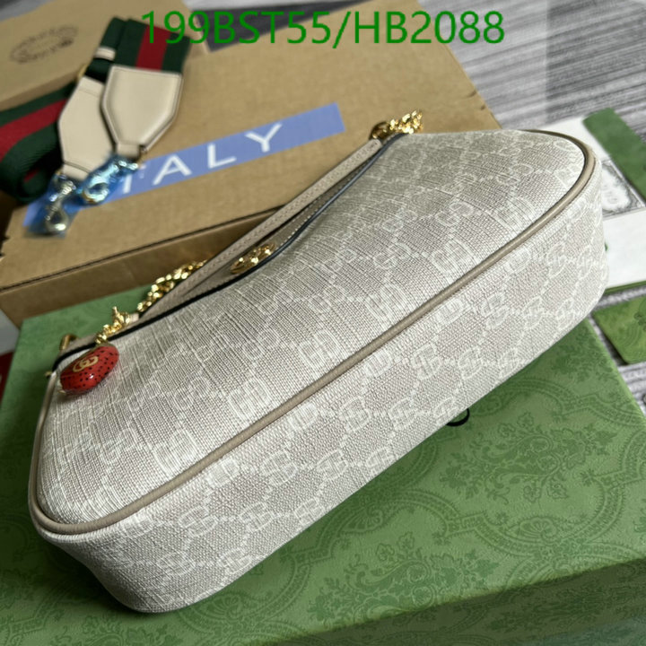 Gucci Bag-(Mirror)-Diagonal-,Code: HB2088,$: 199USD