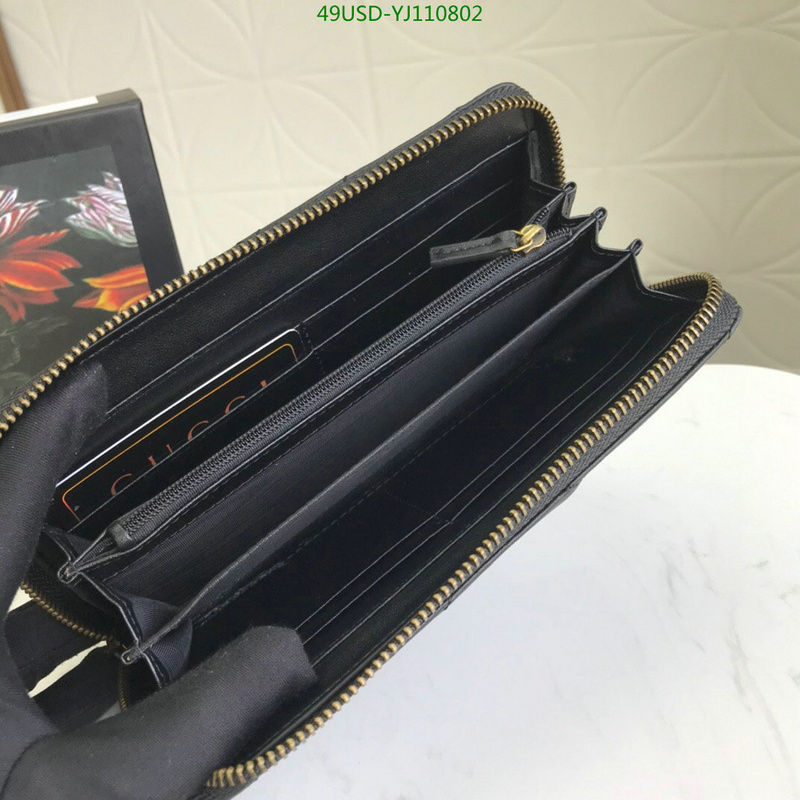 Gucci Bag-(4A)-Wallet-,Code: YJ110802,$:49USD