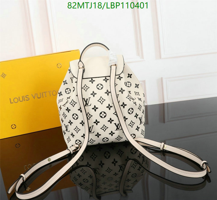 LV Bags-(4A)-Backpack-,Code: LBP110401,$: 82USD