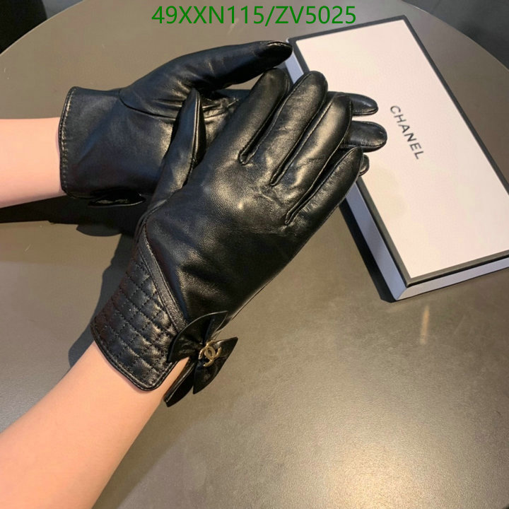 Gloves-Chanel, Code: ZV5025,$: 49USD