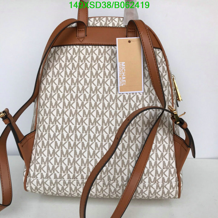 Michael Kors Bag-(Mirror)-Backpack-,Code: B062419,$: 149USD