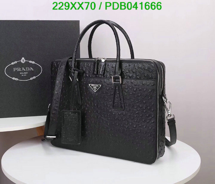 Prada Bag-(Mirror)-Handbag-,Code: PDB041666,$: 229USD