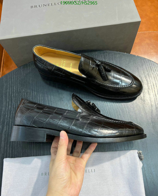 Men shoes-Brunello Cucinelli, Code: HS2965,$: 199USD