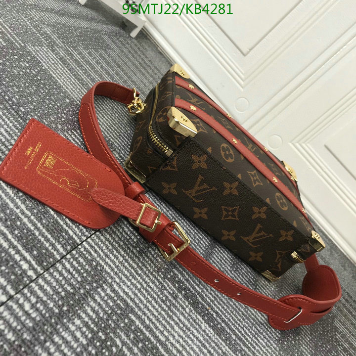 LV Bags-(4A)-Petite Malle-,Code: KB4281,$: 95USD