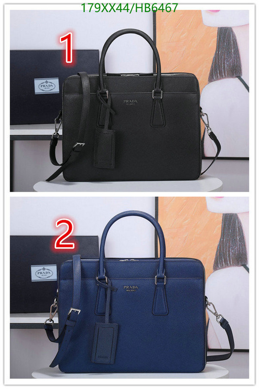 Prada Bag-(Mirror)-Handbag-,Code: HB6467,$: 179USD