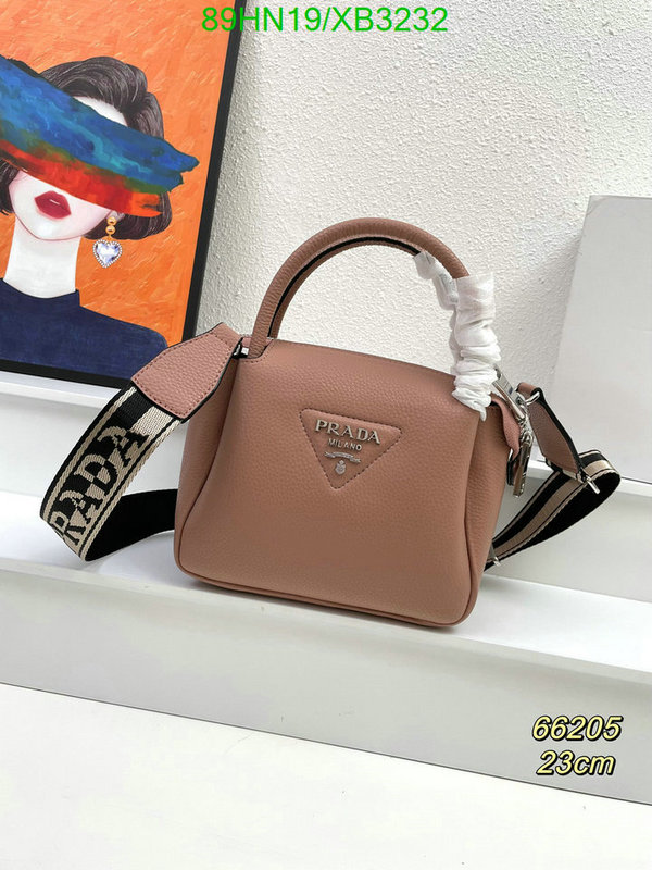 Prada Bag-(4A)-Handbag-,Code: XB3232,$: 89USD