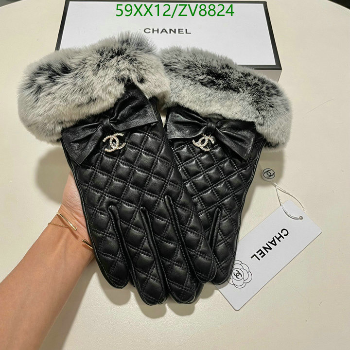 Gloves-Chanel, Code: ZV8824,$: 59USD