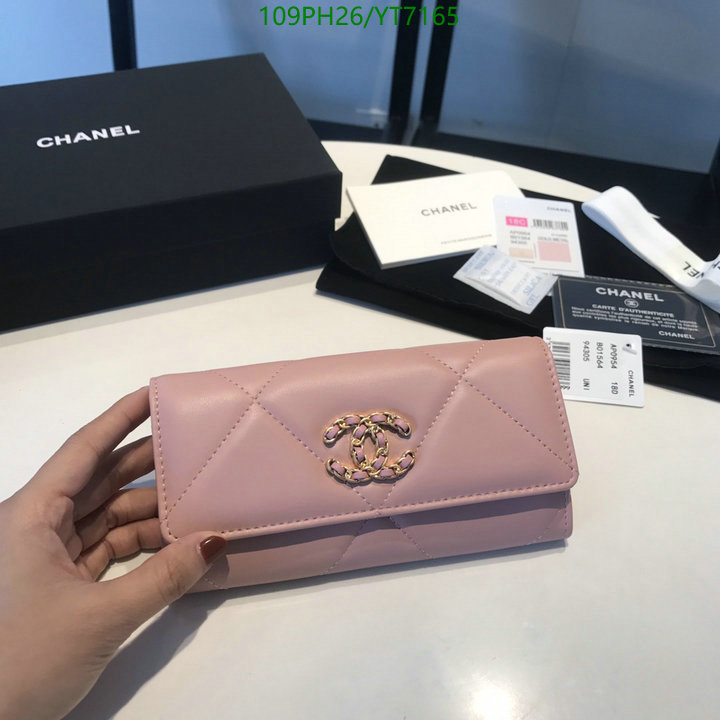 Chanel Bags -(Mirror)-Wallet-,Code: YT7165,$: 109USD