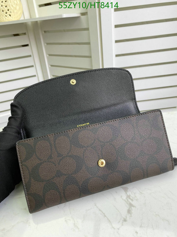 Coach Bag-(4A)-Wallet-,Code: HT8414,$: 55USD