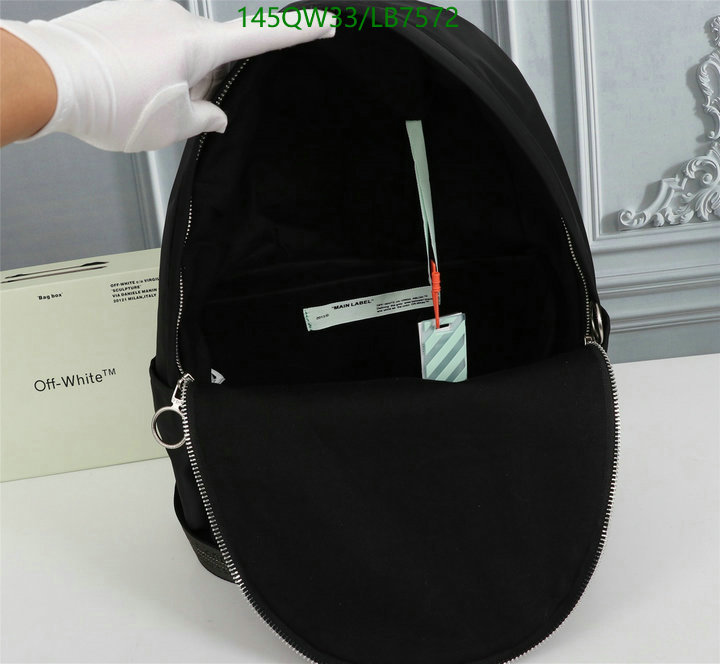 Off-White Bag-(Mirror)-Backpack-,Code: LB7572,$: 145USD