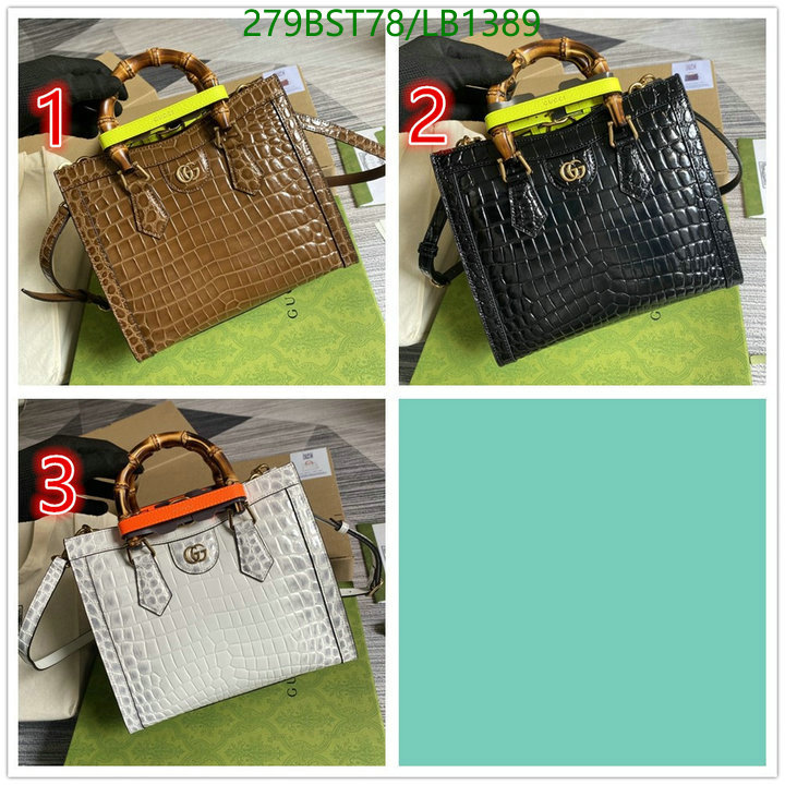 Gucci Bag-(Mirror)-Diana-Bamboo-,Code: LB1389,$: 279USD