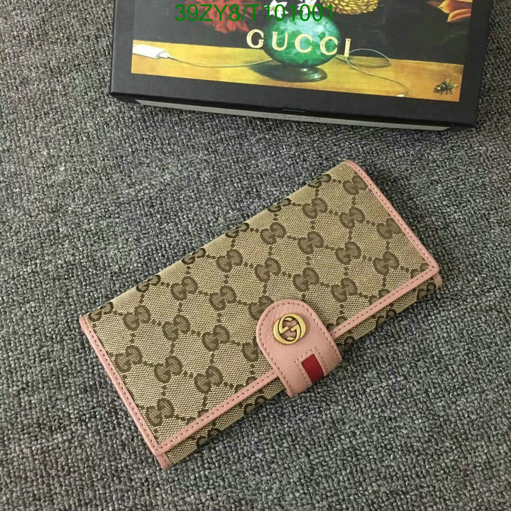 Gucci Bag-(4A)-Wallet-,Code: T101001,$:39USD