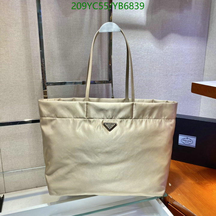 Prada Bag-(Mirror)-Handbag-,Code: YB6839,$: 209USD