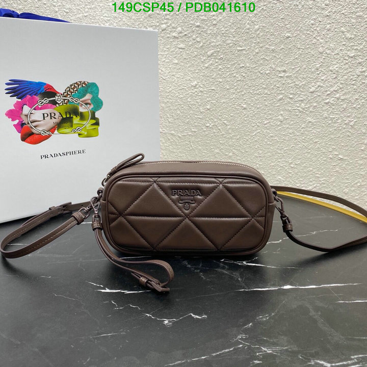 Prada Bag-(Mirror)-Diagonal-,Code: PDB041610,$: 149USD