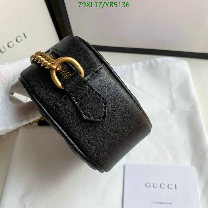 Gucci Bag-(4A)-Marmont,Code: YB5136,$: 79USD