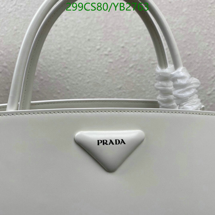 Prada Bag-(Mirror)-Handbag-,Code: YB2763,$: 299USD