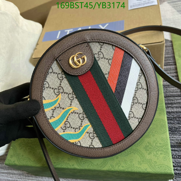 Gucci Bag-(Mirror)-Marmont,Code: YB3174,$: 169USD